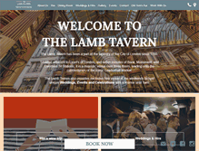 Tablet Screenshot of lambtavernleadenhall.com